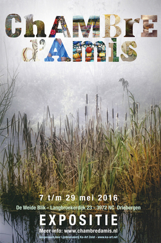 Flyer Chambre d'Amis Expositie Driebergen